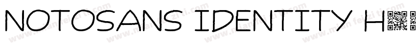 notosans identity h字体转换